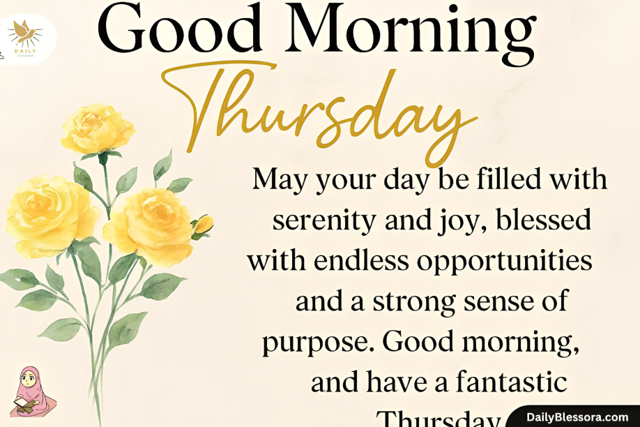 Thursday Morning Blessings and Prayers