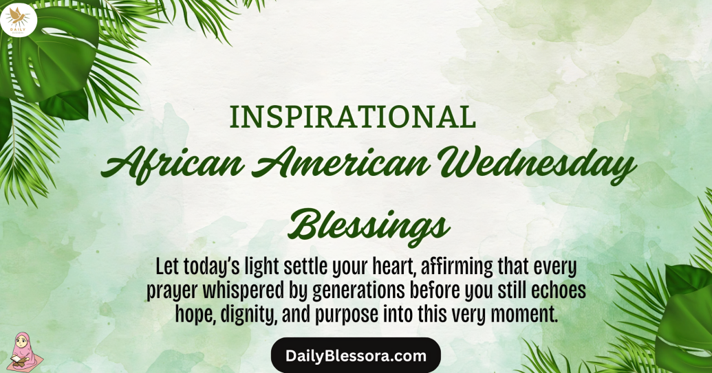 African American Wednesday Blessings