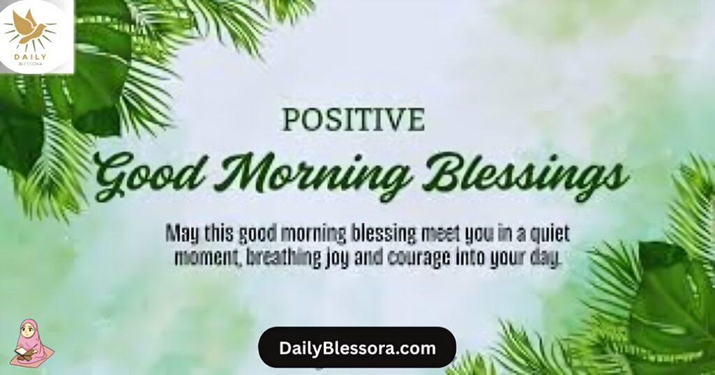 Good Morning Blessings for Depression