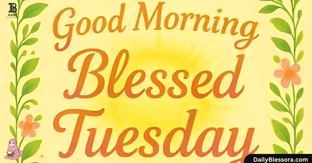 Good morning, Tuesday Blessings, Quotes, Prayers & Images