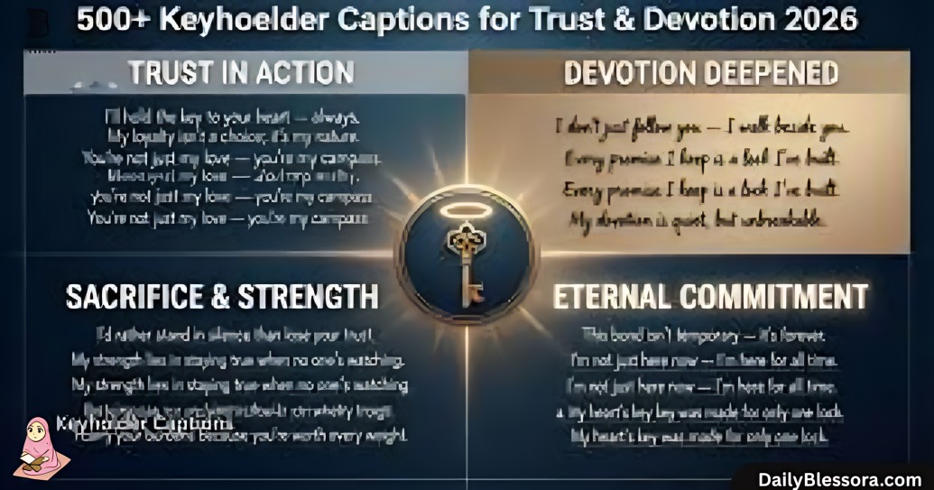 500+ Keyholder Captions for Trust & Devotion