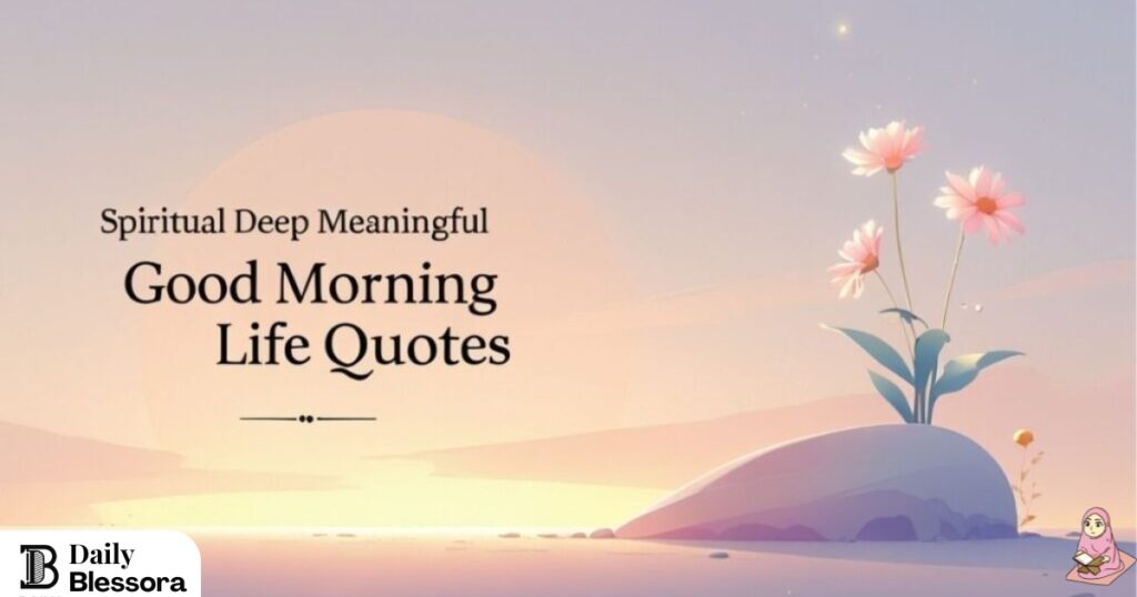 deep meaningful good morning life quotes