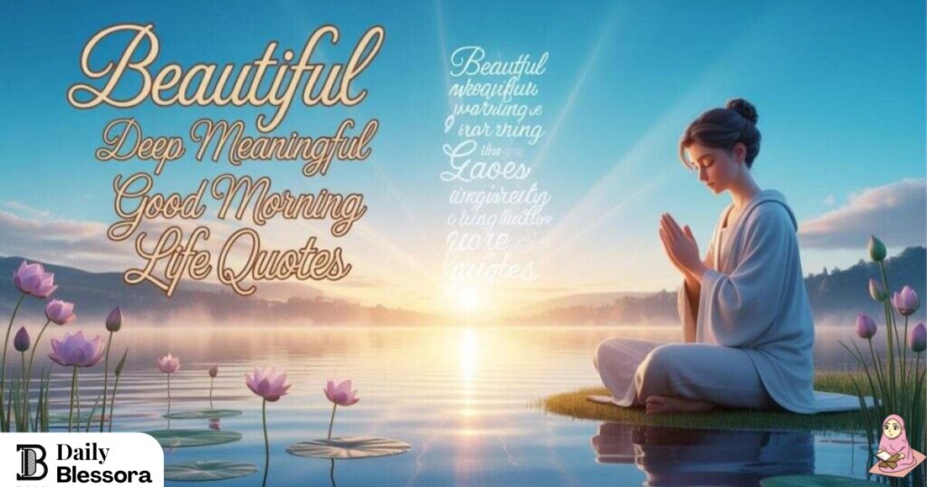 deep meaningful good morning life quotes