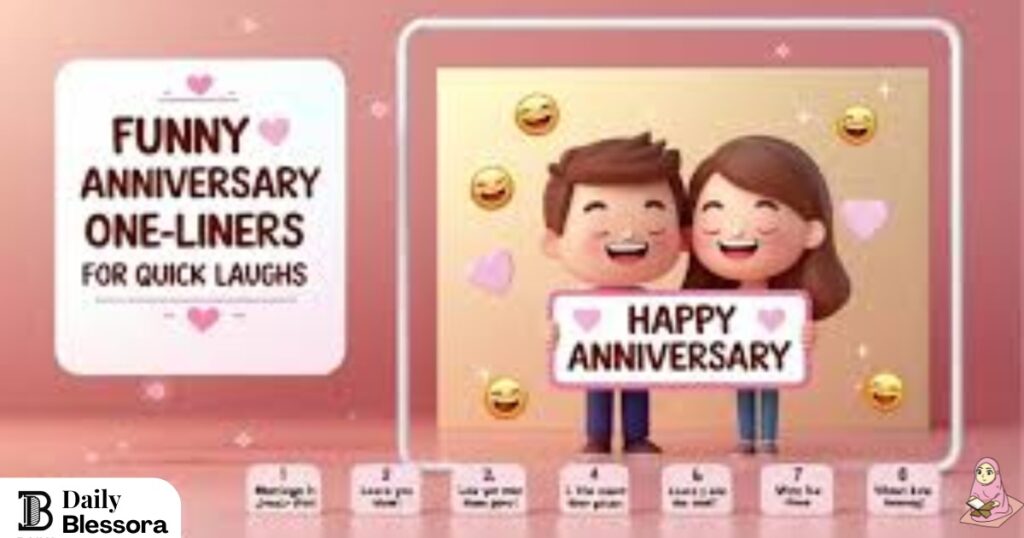 Short Funny Anniversary Wishes for Couple: Lighthearted Blessings Full of Love and Laughter 