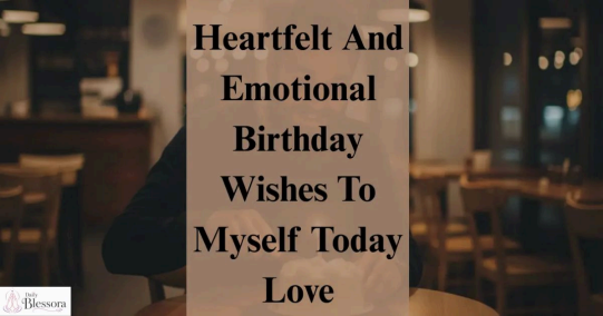 Birthday Wishes for Myself — Touching, Inspiring & Heartfelt Message