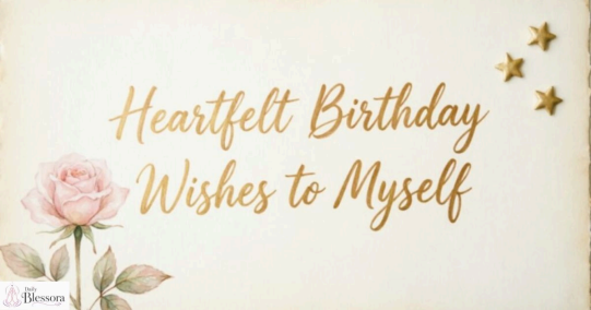 Birthday Wishes for Myself — Touching, Inspiring & Heartfelt Message