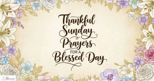 Thankful Sunday Blessings: Heartwarming Quotes, Prayers & Messages for a Peaceful Day 