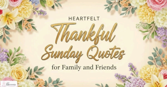 Thankful Sunday Blessings: Heartwarming Quotes, Prayers & Messages for a Peaceful Day 