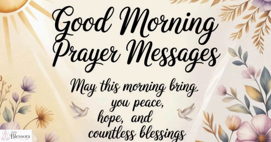 Good Morning Prayer Messages
